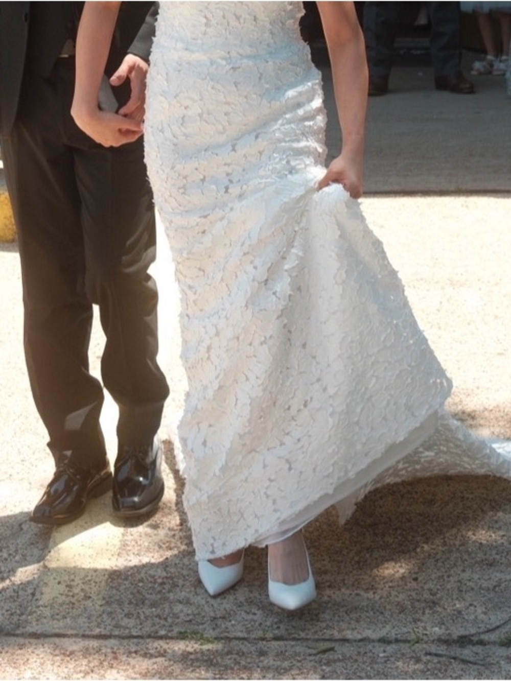 Elegant Ivory Jessica Simpson Wedding Heels